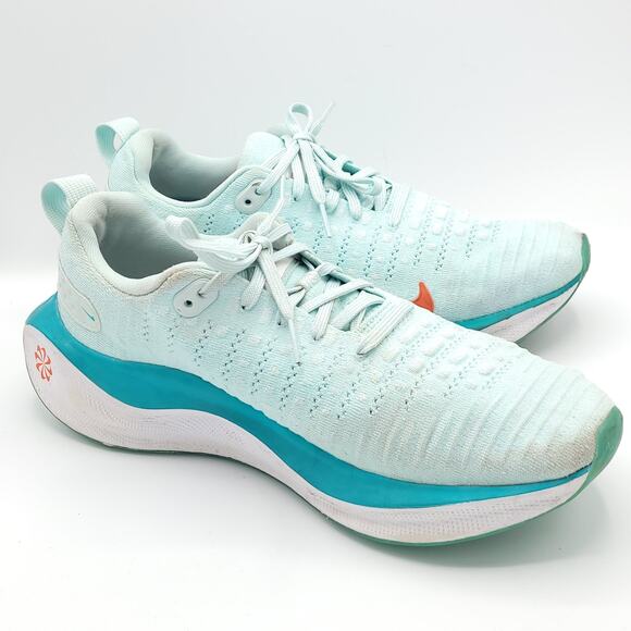 NIKE REACTX INFINITY RUN 4 Teal JADE ICE Running DR2670-300 women's size 10 - Picture 3 of 10